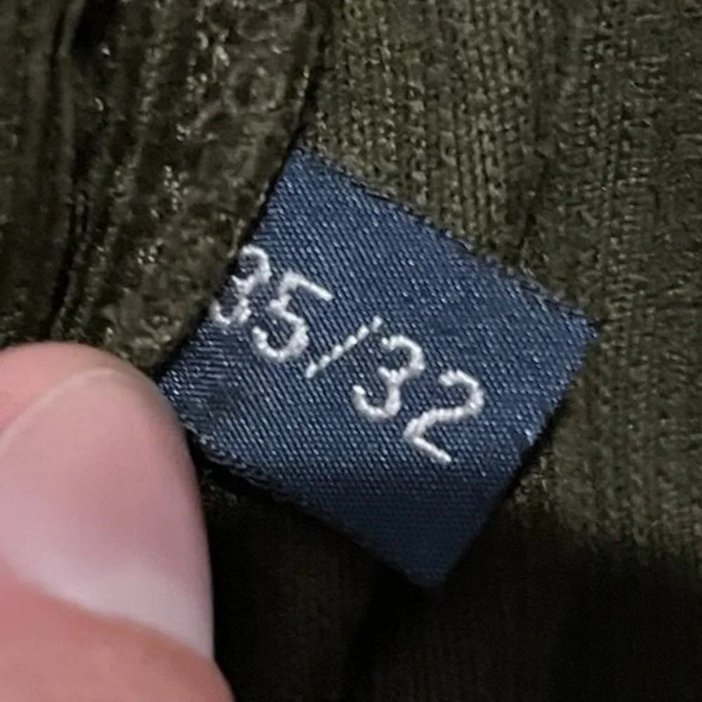 Polo Ralph Lauren Corduroy Pants Mens 35x32 Olive Green